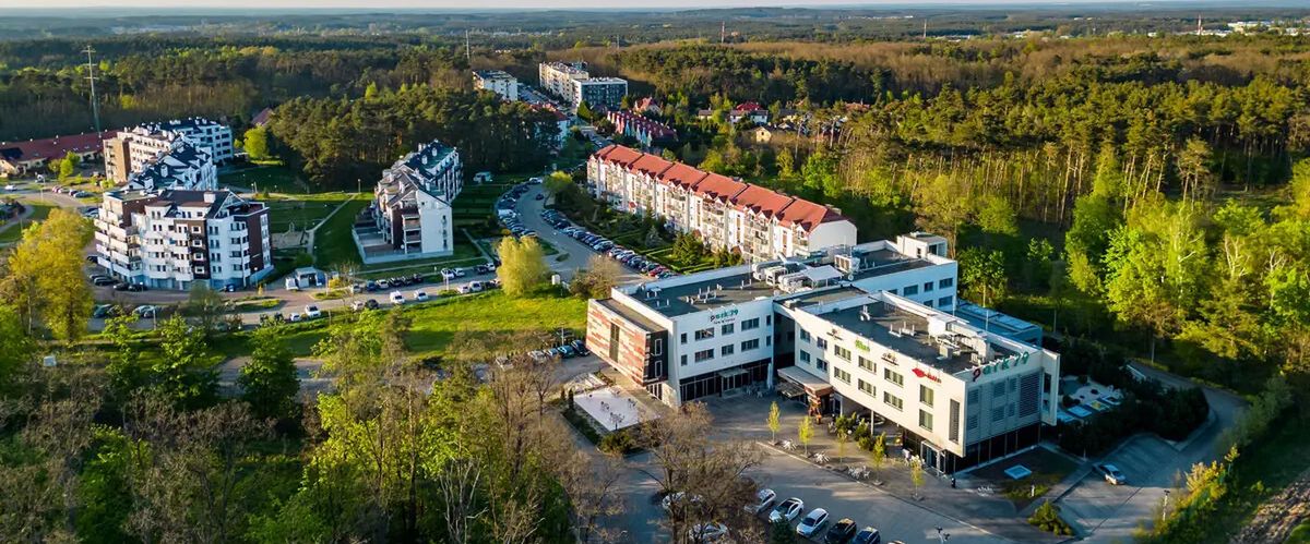 teren hotelu, obiekt