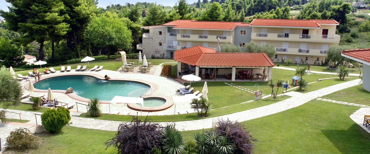 obiekt, teren hotelu