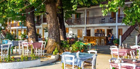 obiekt, teren hotelu