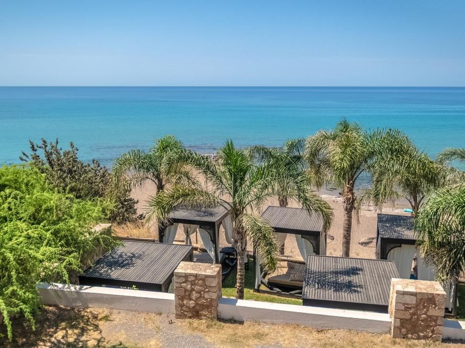 teren hotelu, plaża