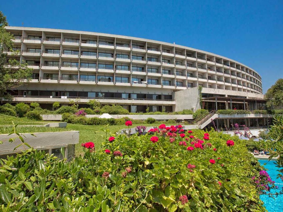 obiekt, budynek główny, teren hotelu
