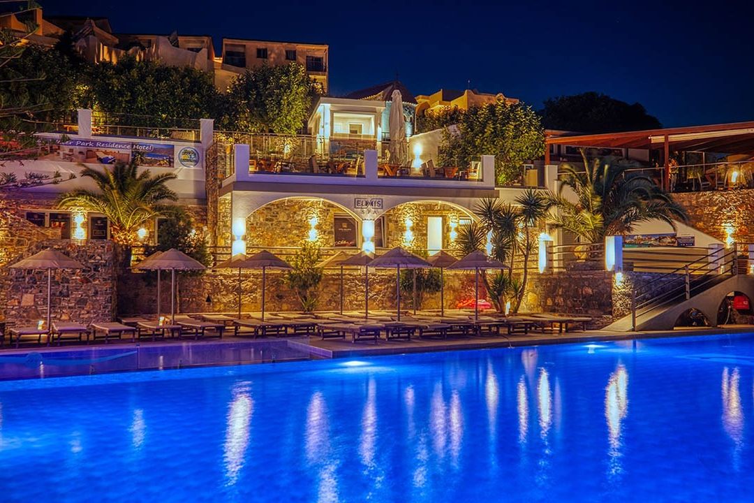 Elounda Water Park Residence - teren hotelu