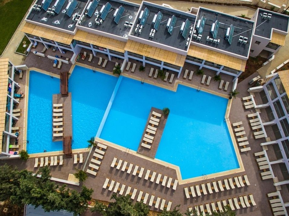 teren hotelu, basen