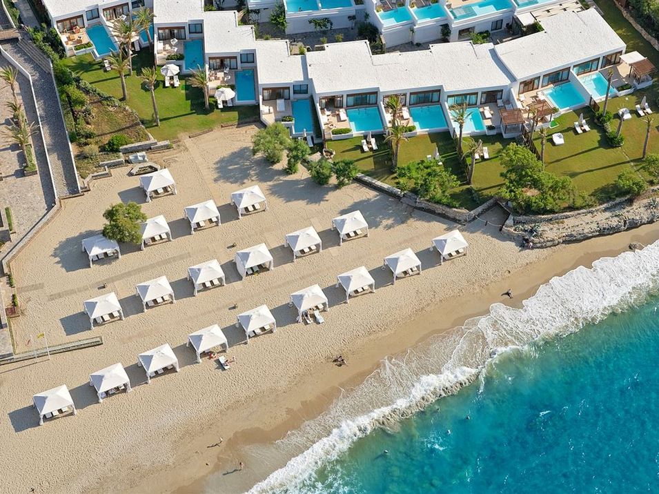 teren hotelu, plaża