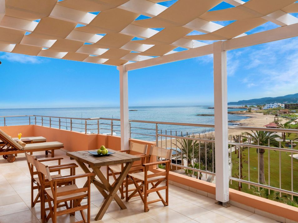 obiekt, teren hotelu, balkon / taras, plaża