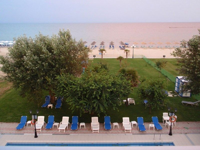 teren hotelu, plaża