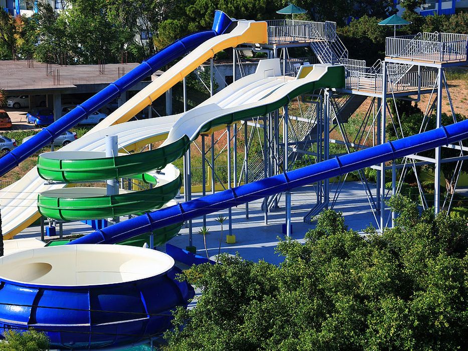 aquapark, zjeżdżalnia