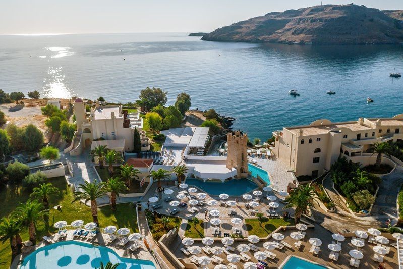 Lindos Royal (ex. COOEE) - teren hotelu