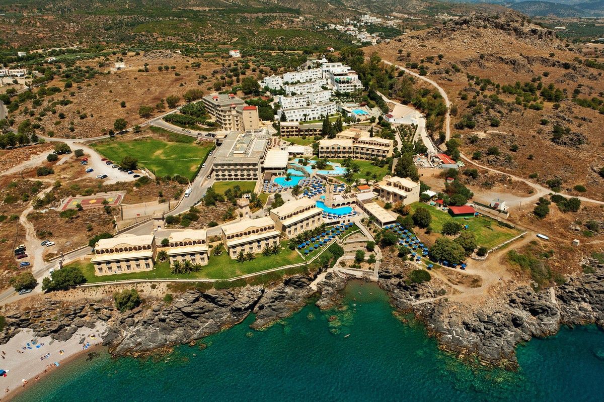 Lindos Royal (ex. COOEE) - teren hotelu
