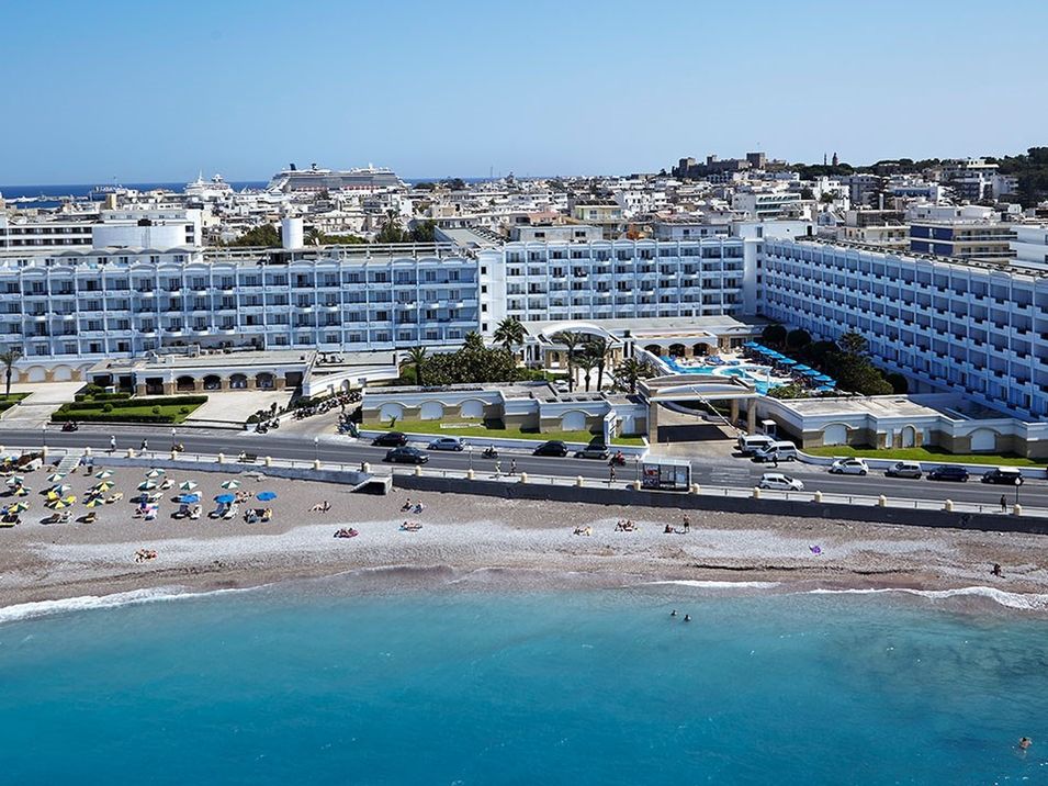 teren hotelu, plaża