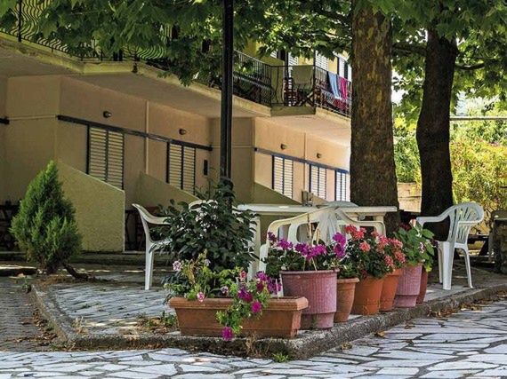 obiekt, teren hotelu