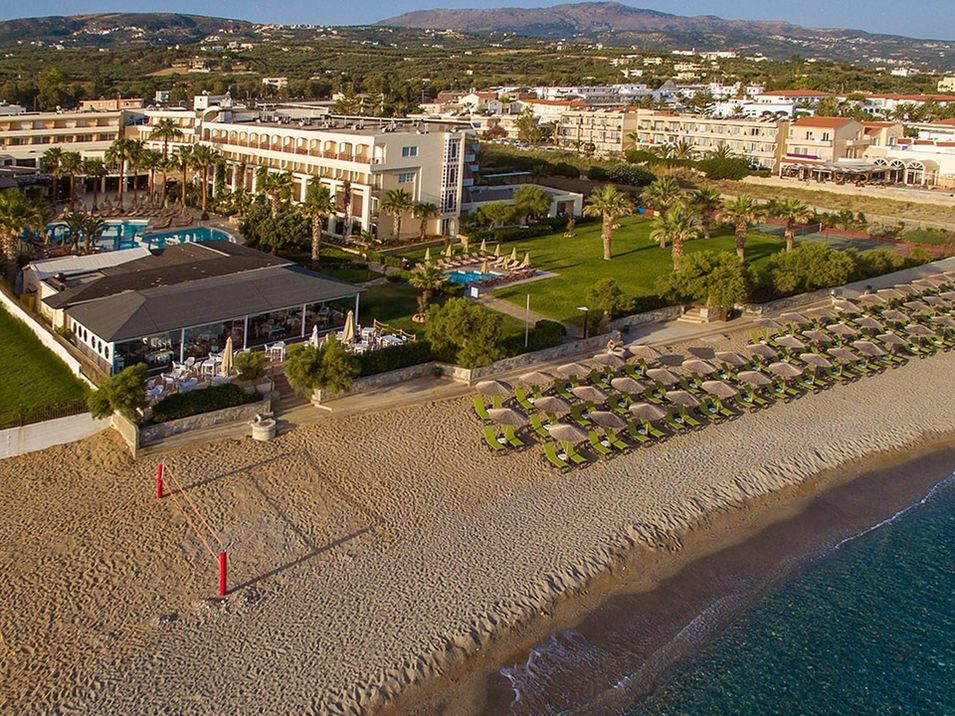 obiekt, teren hotelu, plaża