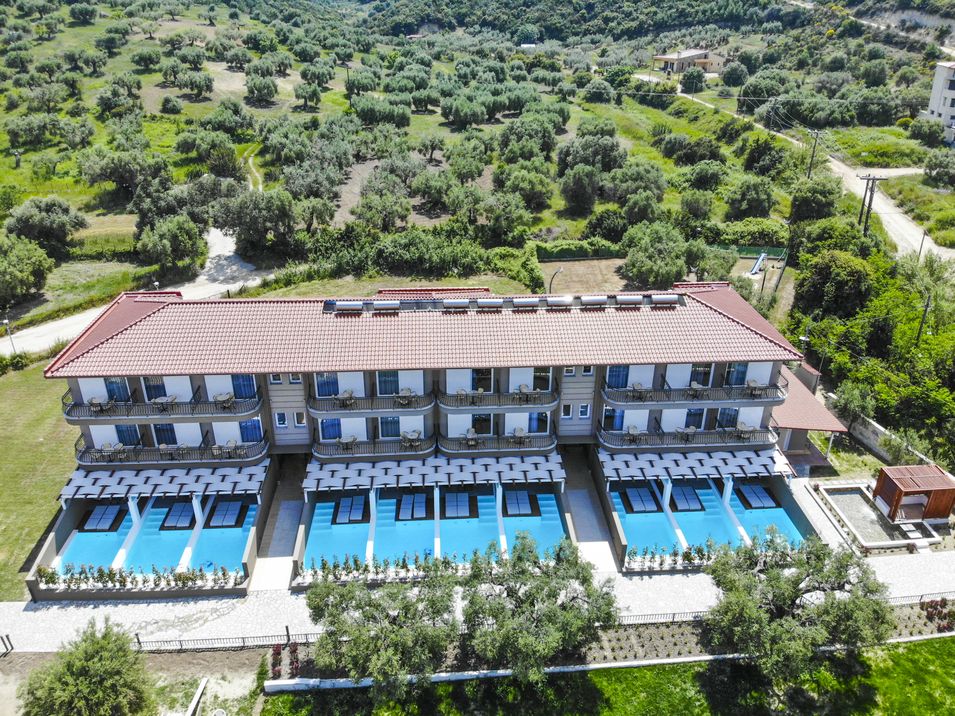 obiekt, balkon / taras, basen