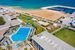 obiekt, teren hotelu, basen, plaża, wakacjepl, video