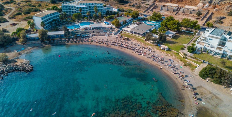 obiekt, teren hotelu, basen, plaża, video, wakacjepl