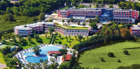 obiekt, teren hotelu