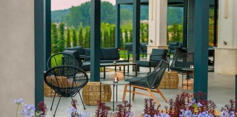 teren hotelu, drink bar