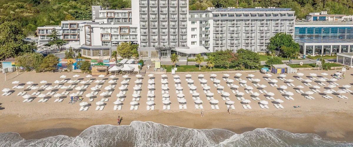 teren hotelu, plaża