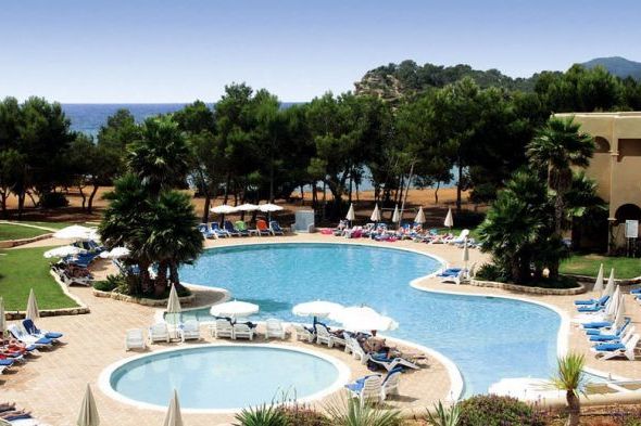 plaża, teren hotelu, basen