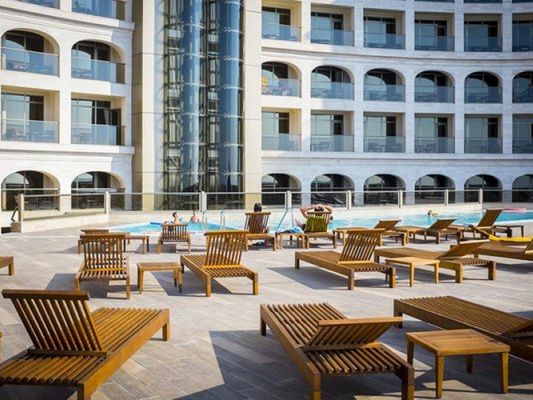 teren hotelu, basen