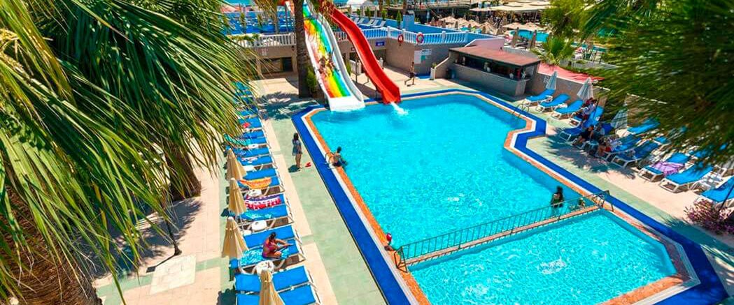 basen, zjeżdżalnia