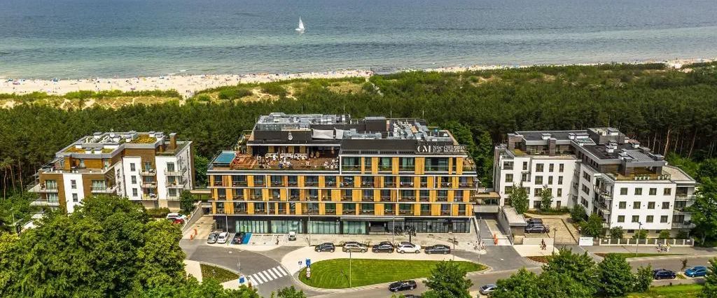 obiekt, teren hotelu, plaża