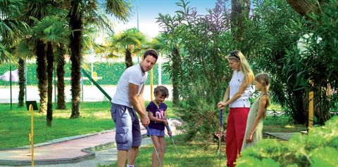 pole golfowe, rozrywka