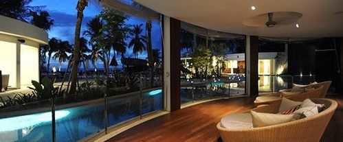 teren hotelu, obiekt, basen