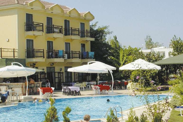 teren hotelu, basen, obiekt