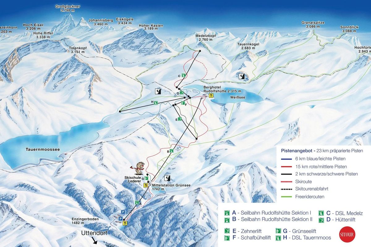 góry, wyciągi narciarskie