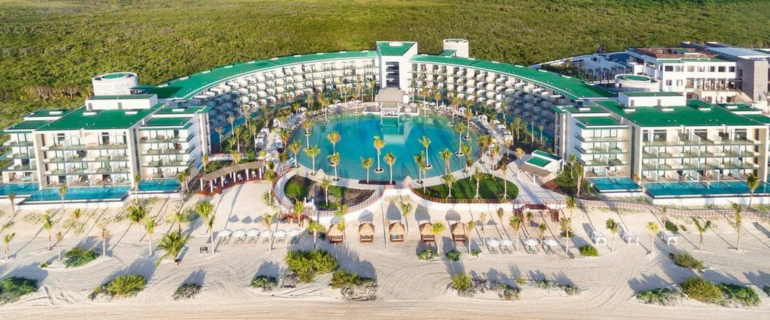 obiekt, teren hotelu, plaża