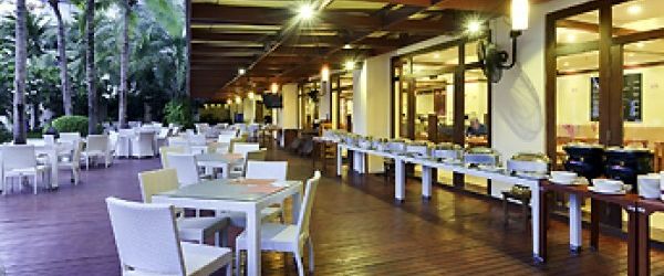 teren hotelu, restauracja