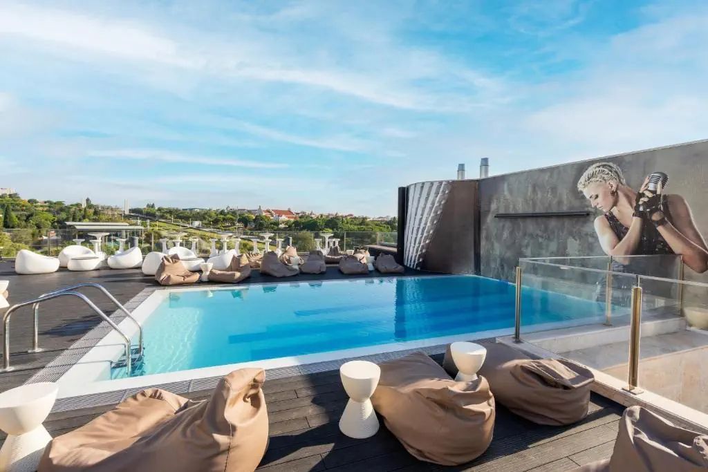 teren hotelu, basen