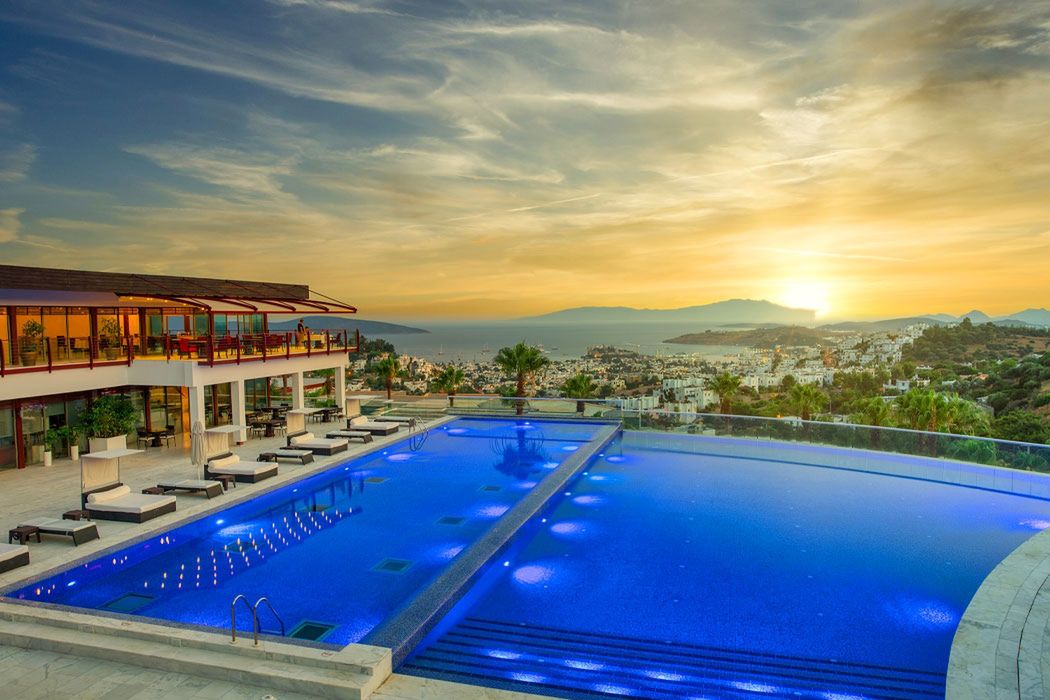 teren hotelu, basen