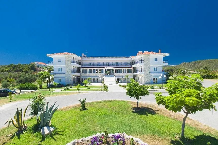 teren hotelu, obiekt