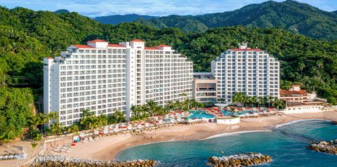 obiekt, teren hotelu, plaża