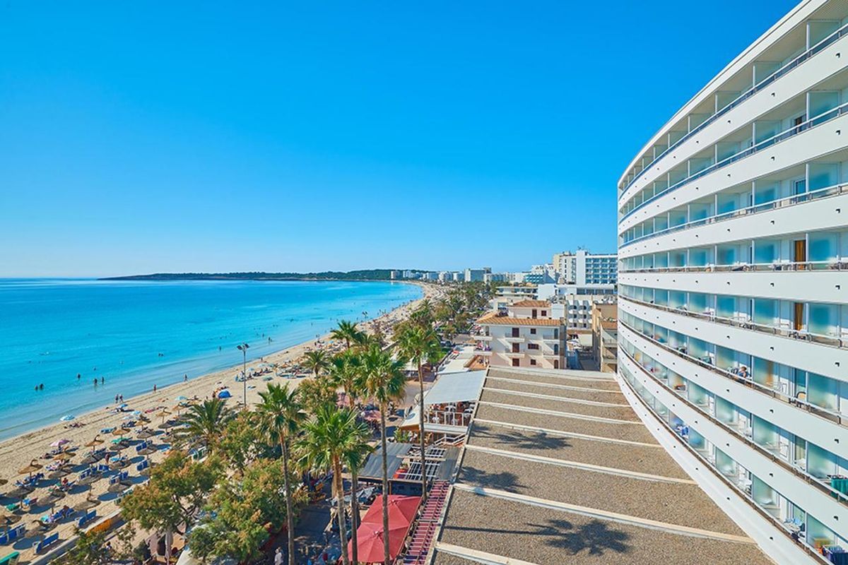 teren hotelu, plaża