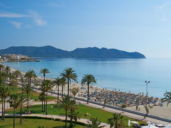 teren hotelu, plaża