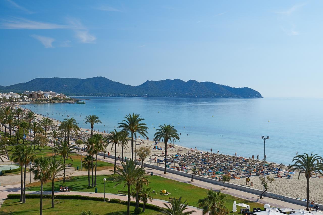 teren hotelu, plaża