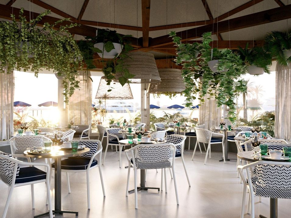teren hotelu, restauracja