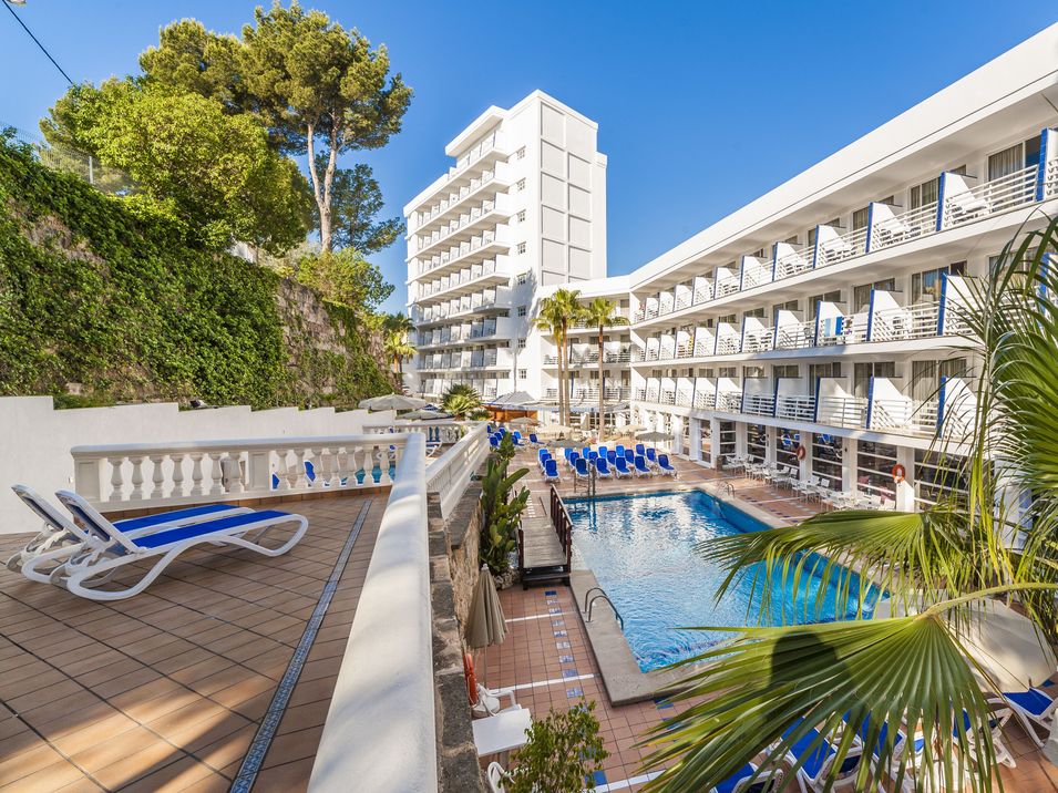 obiekt, teren hotelu, basen