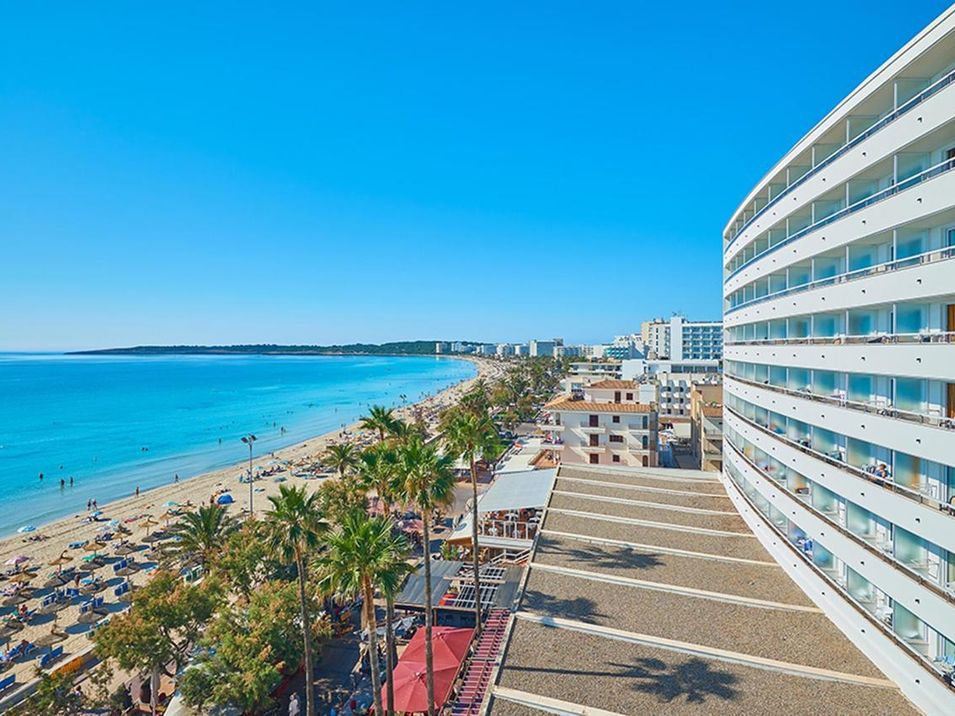 teren hotelu, plaża