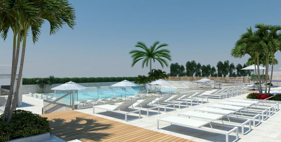 teren hotelu, basen