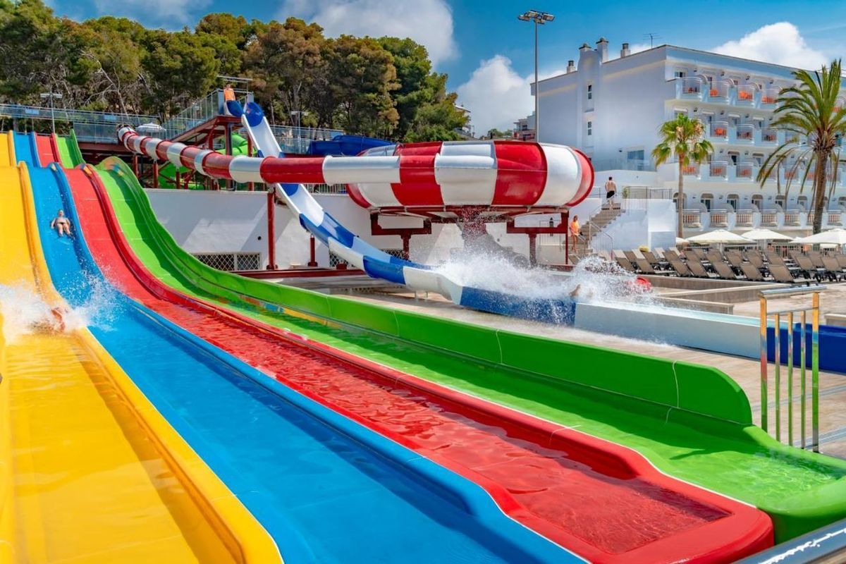 aquapark, zjeżdżalnia, dla dzieci, rozrywka