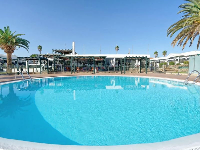 Maspalomas Lago Canary Sunset