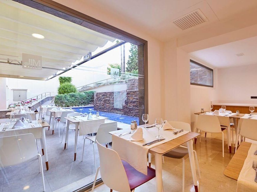 teren hotelu, restauracja