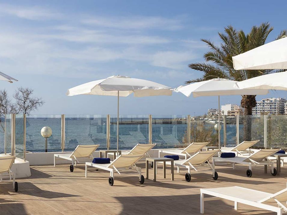 teren hotelu, balkon / taras