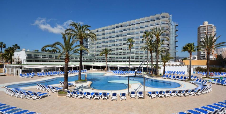 obiekt, teren hotelu, basen