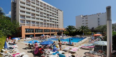 obiekt, teren hotelu
