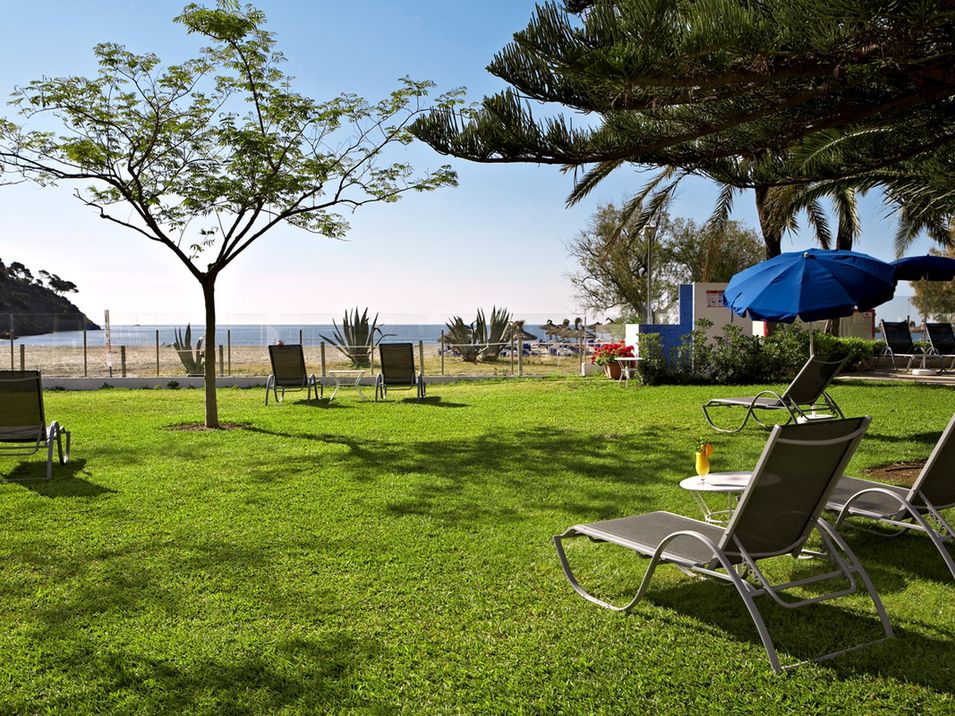 teren hotelu, plaża